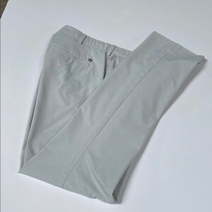 Peter Millar Gray Chinos Lightweight Straight-Leg